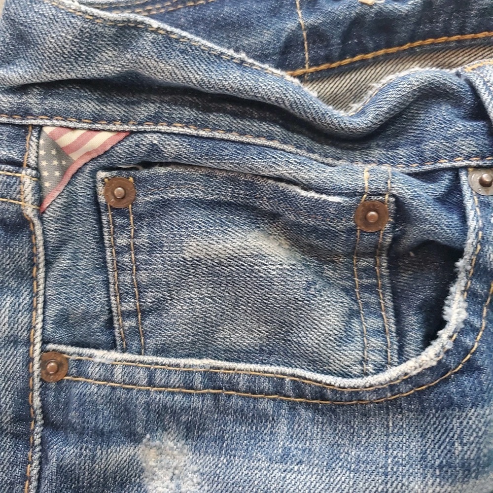 Ralph Lauren Denim & Supply Men's Jeans Bootcut 32x30 Distressed Faded - Picture 11 of 12